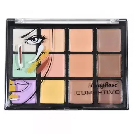 RUBY ROSE PALETA CORRETIVO 12 COR CONTOUR