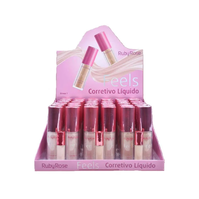 RUBY ROSE CORRETIVO LIQ FEELS HB8102-1