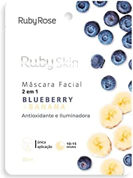 RUBY ROSE MASC FACIAL BLUEBE/BANAN SKIN 25ML HB705