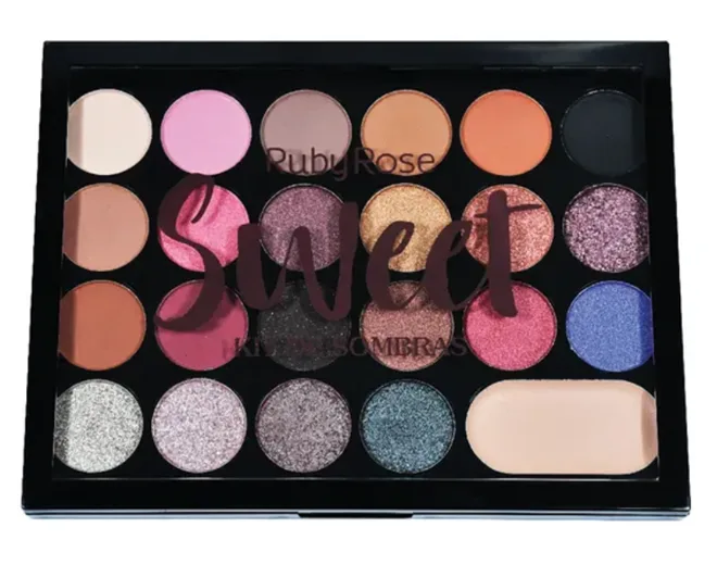 RUBY ROSE PALETA DE SOMBRA 22 COR THE SWEET HB1010