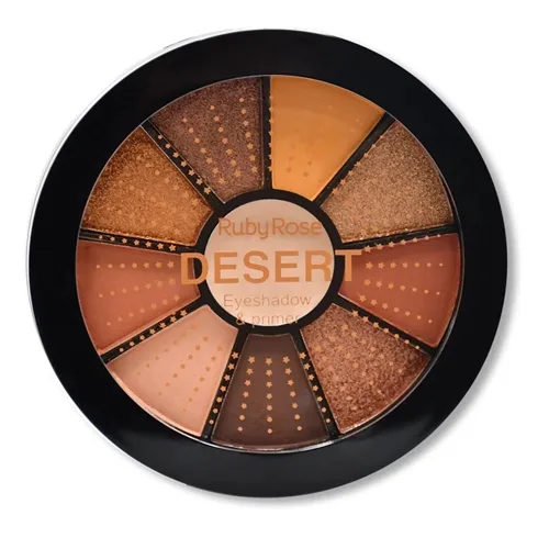 RUBY ROSE PALETA DE SOMBRAS 9 COR DESERT