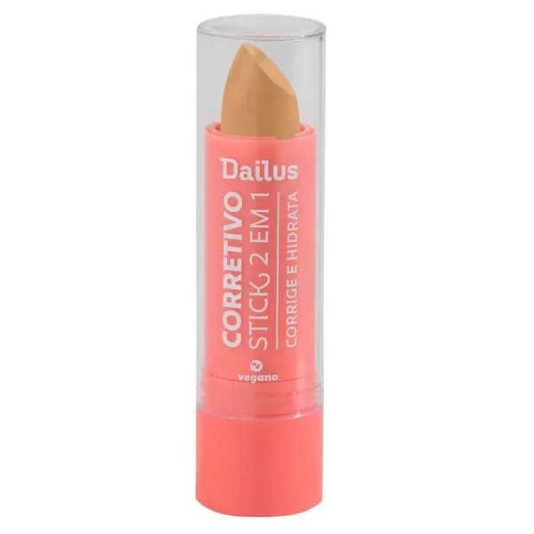 DAILUS CORRETIVO STICK 2EM1 VEGANO D3 CLARO DP