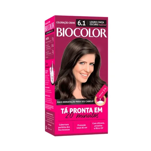 BIOCOLOR KIT MINI 6.1 LOURO CINZA