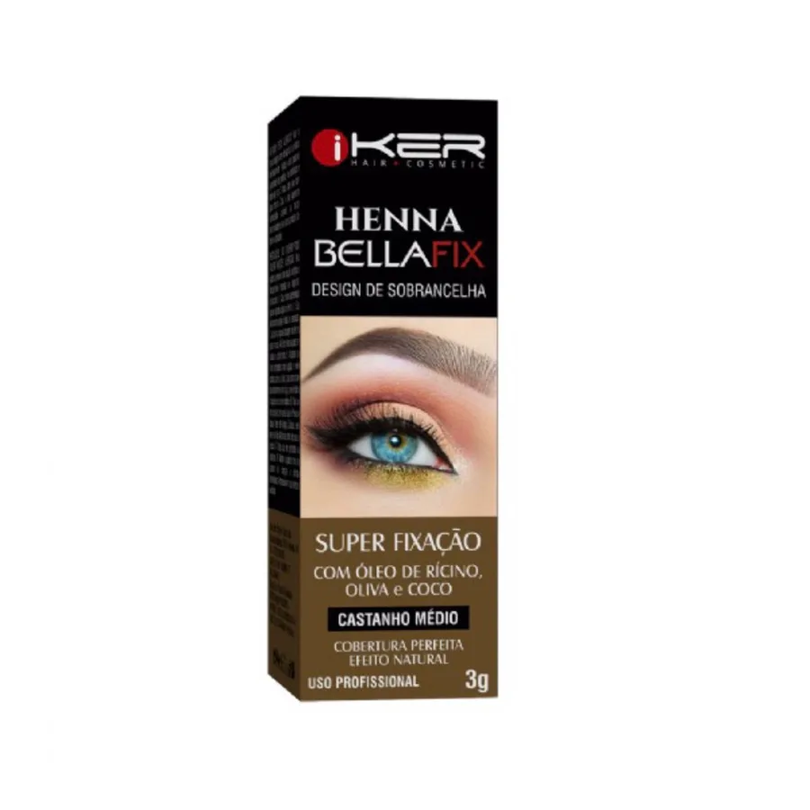 IKER HENNA BELLA FIX 1 5G CASTANHO MEDIO