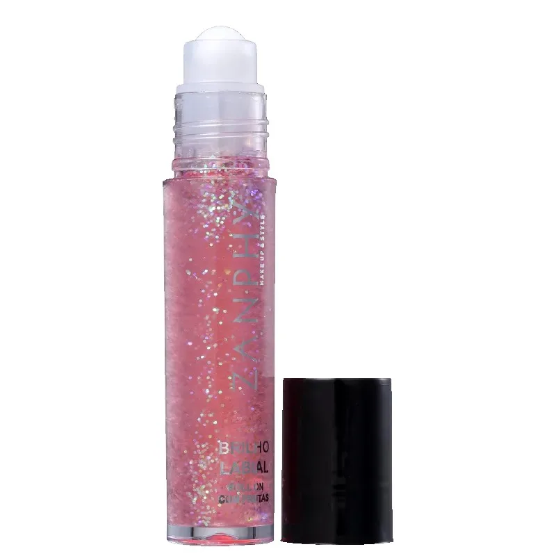 ZANPHY BRILHO ROLLON MELANCIA C/GLITTER OLEO 07