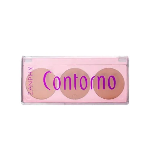 ZANPHY PALETA PO P/CONTORNO 3 CORES 02 LINHA PELE
