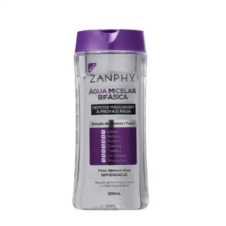 ZANPHY AGUA MICELAR 200ML BIFASICA 7X1
