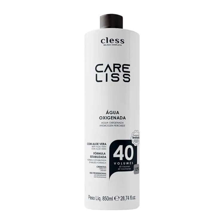 CLESS AGUA OXIG 850ML CARE LISS 40VOL
