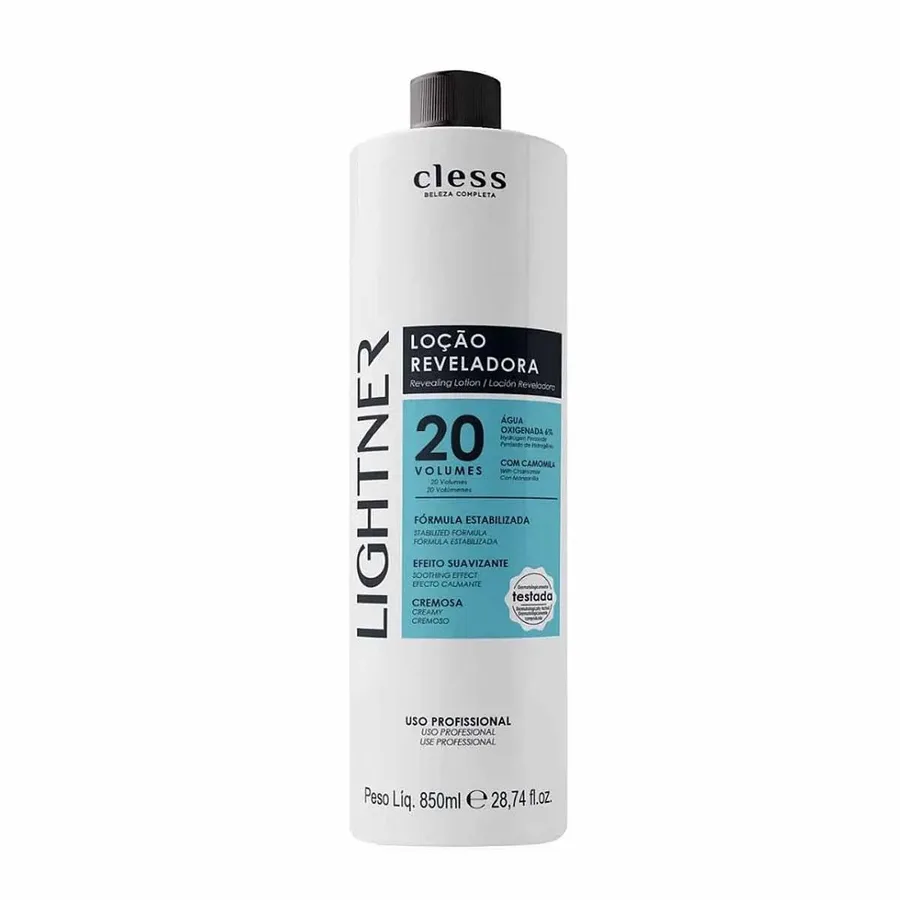 CLESS AGUA OXIG 850ML LIGHTNER 20VOL