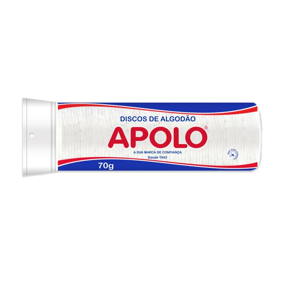 APOLO ALGODAO DISCO ZIPLOCK 70G
