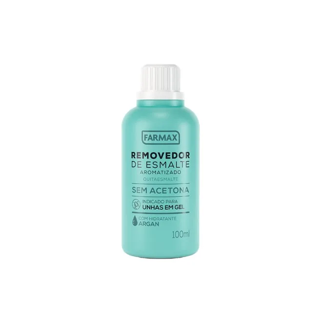 FARMAX REMOVEDOR 100ML ARGAN SEM ACETONA
