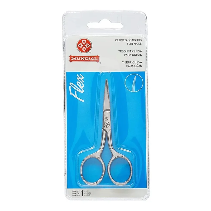 MUNDIAL TESOURA CURVA P/UNHAS FLEX BC-327