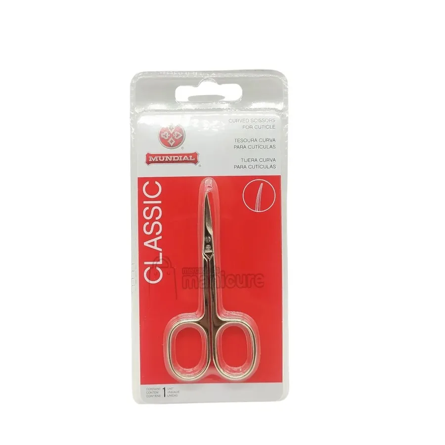 MUNDIAL TESOURA CUTICULA CURVA 9CM CLASSIC BC415