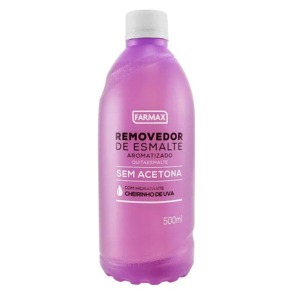 FARMAX REMOVEDOR 500ML UVA S/ACETONA