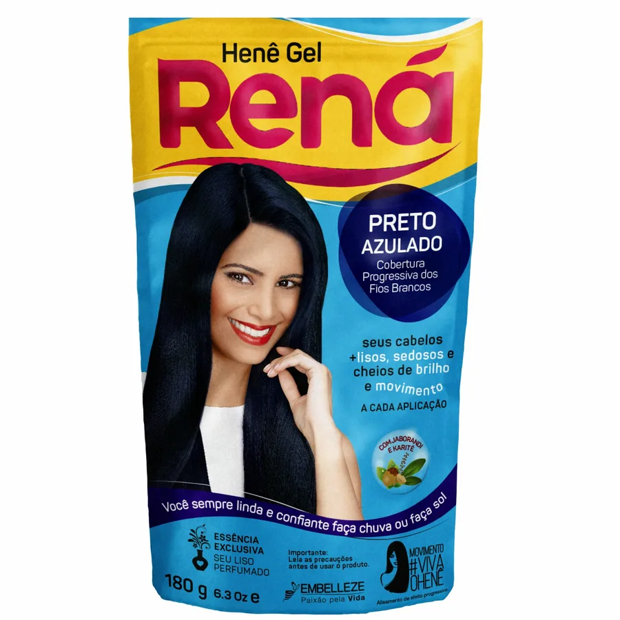 EMBELLEZE HENE RENA GEL 180G POUCH JABOR PRE AZUL