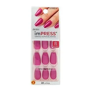 KISS NY UNHA IMPRESS BAILARINA AMETHYST