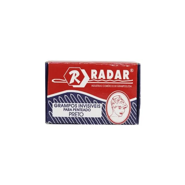 RADAR GRAMPO P/CABELO N5 PRETO C/100UN
