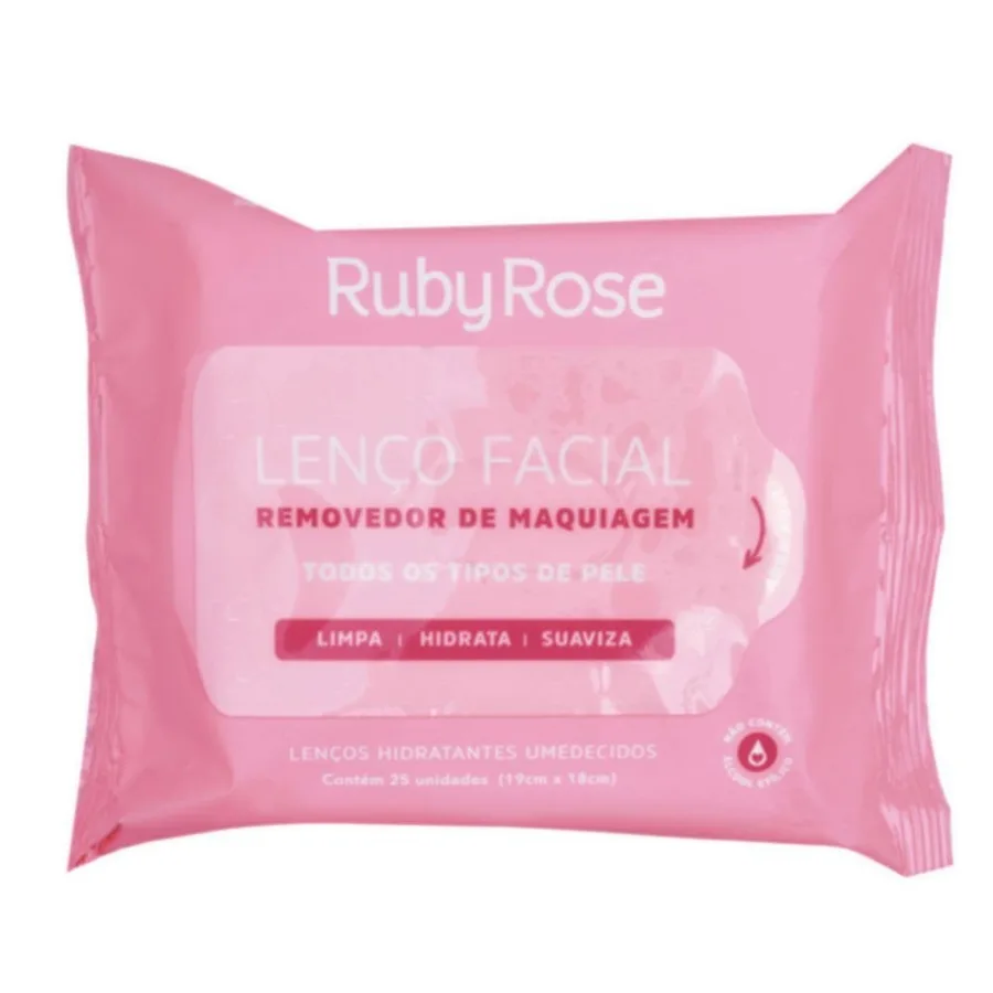 RUBY ROSE LENCO REMOVEDOR DE MAQUIAGEM HB200