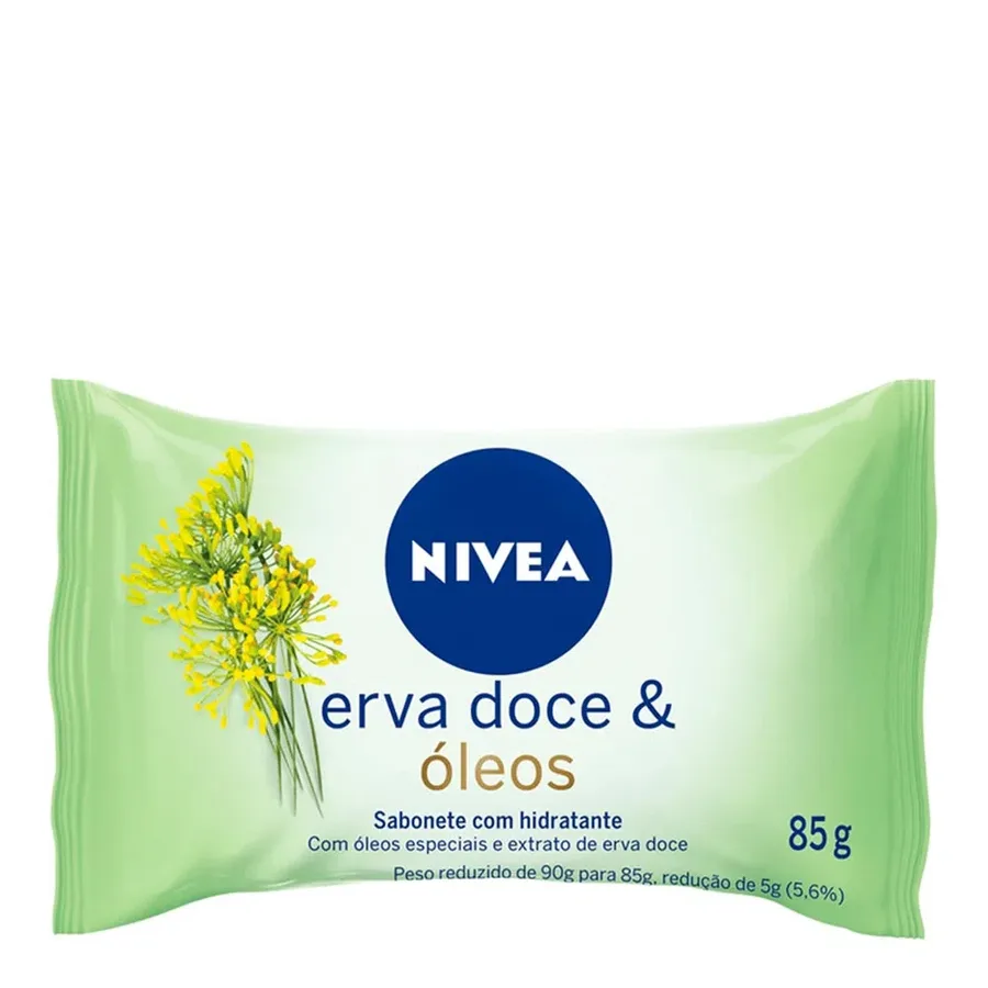 NIVEA SABONETE 85G ERVA DOCE/OLEOS