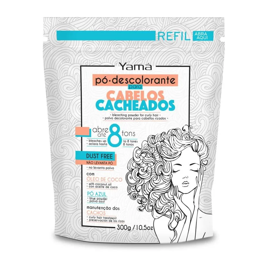 YAMA PO 300G DESC REFIL P/CABELOS CACHEADOS