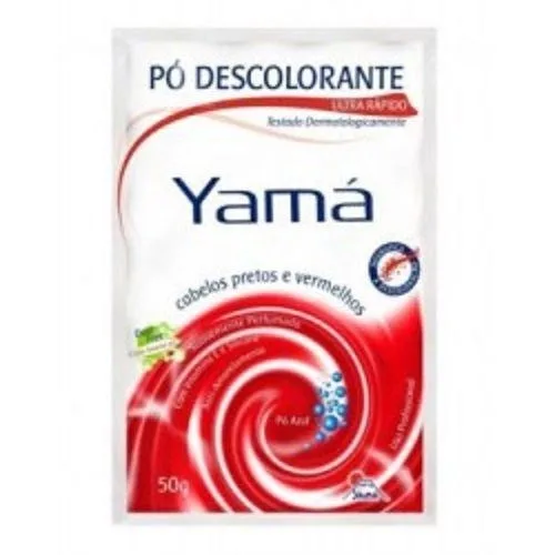 YAMA PO 50G DESC P/CABELOS PRETO VERMELHO DUSTFREE