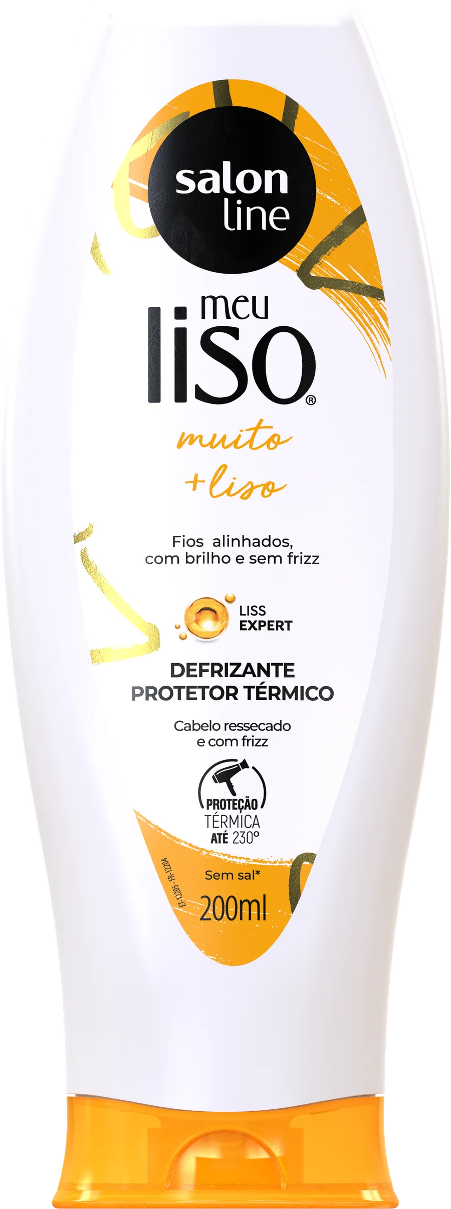 S.LINE CR DEFRIZANTE 200ML MEU LISO AMIDO MILHO