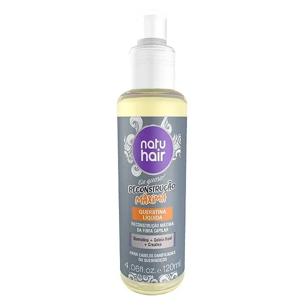 NATUHAIR QUERATINA 120G LIQUIDA RECONST MAXIMA