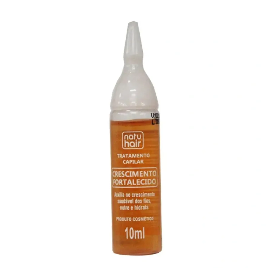 NATUHAIR AMPOLA 10ML TRAT CAPILAR CRESCI FORTALE