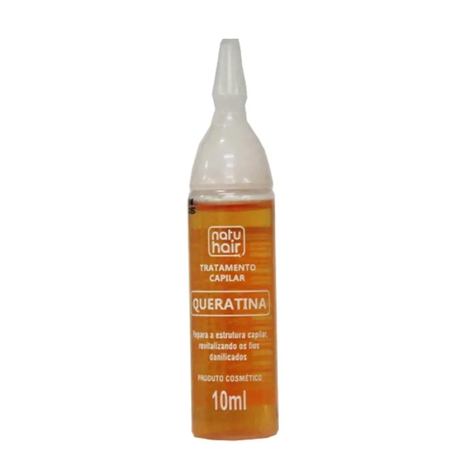 NATUHAIR AMPOLA 10ML TRAT CAPILAR QUERATINA