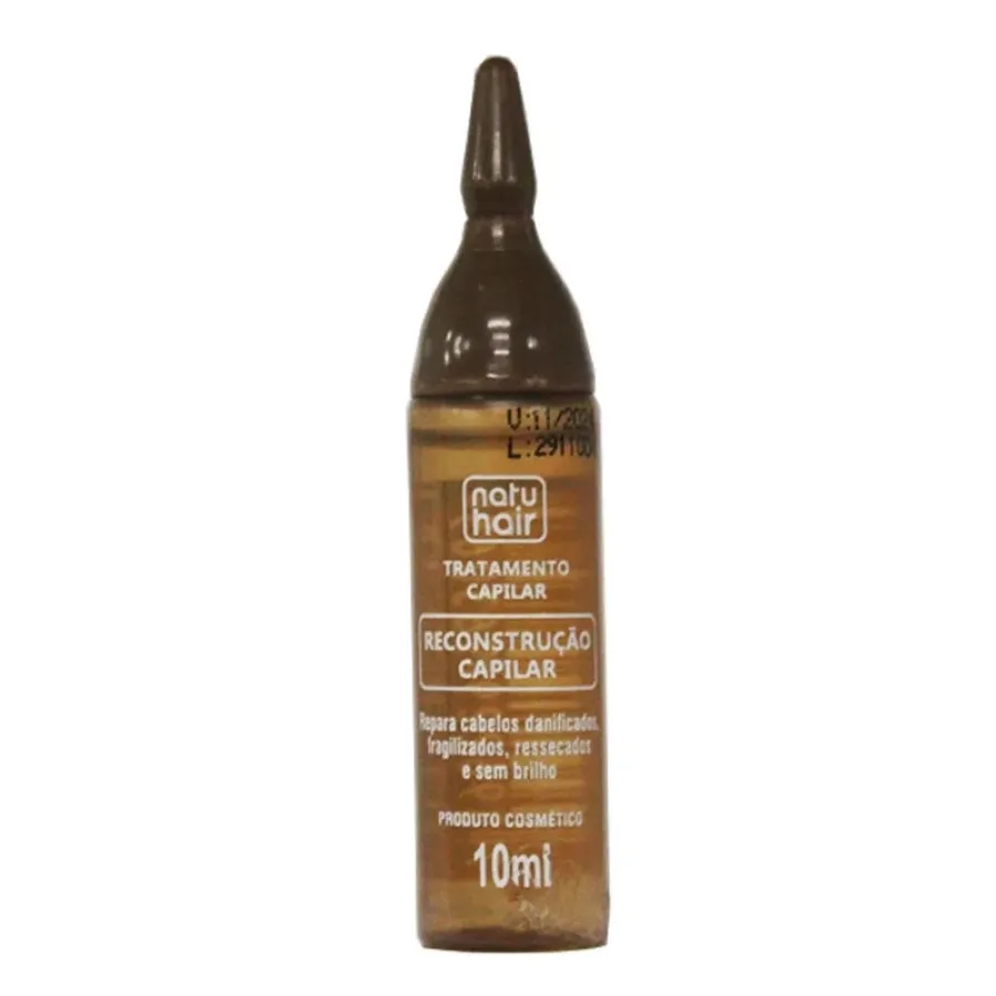 NATUHAIR AMPOLA 10ML TRAT CAPILAR RECONSTRUCAO