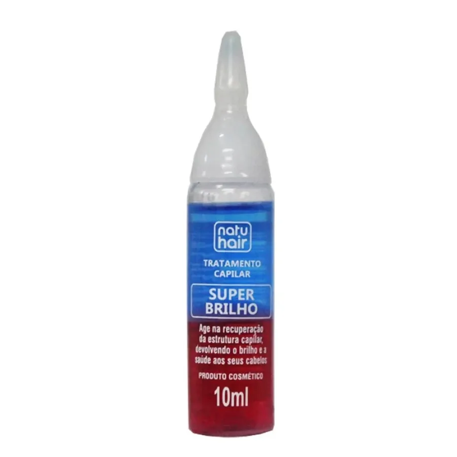 NATUHAIR AMPOLA 10ML TRAT CAPILAR SUPER BRILHO