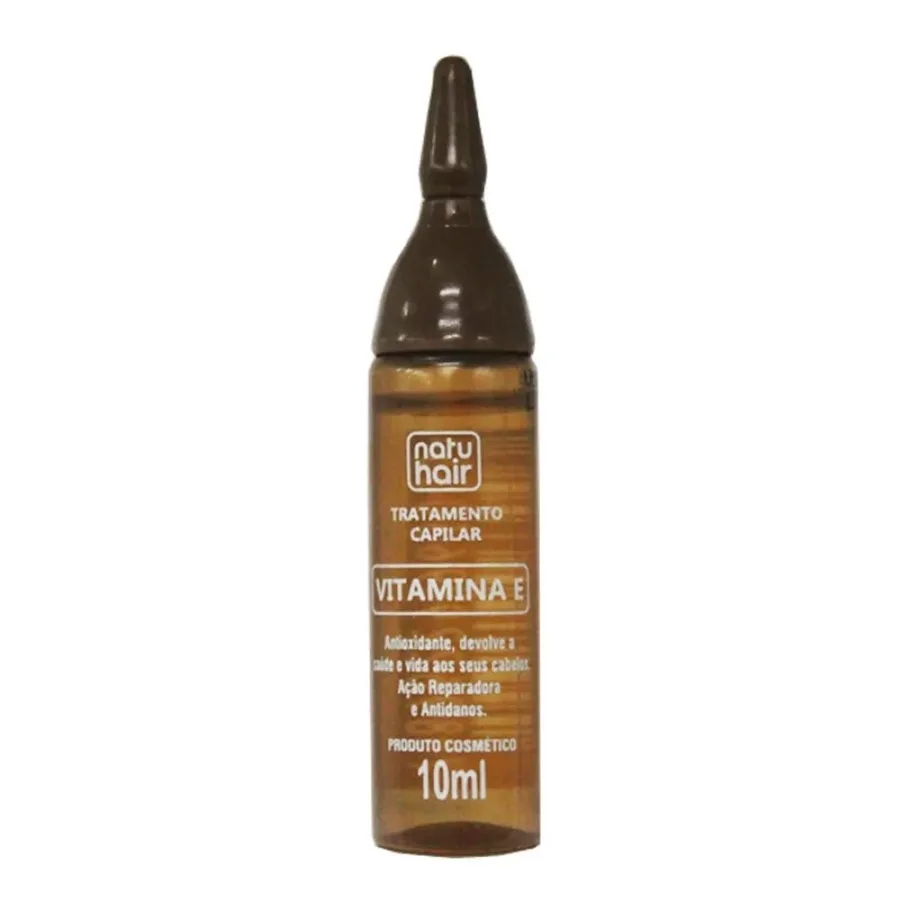 NATUHAIR AMPOLA 10ML TRAT CAPILAR VITAMINA E