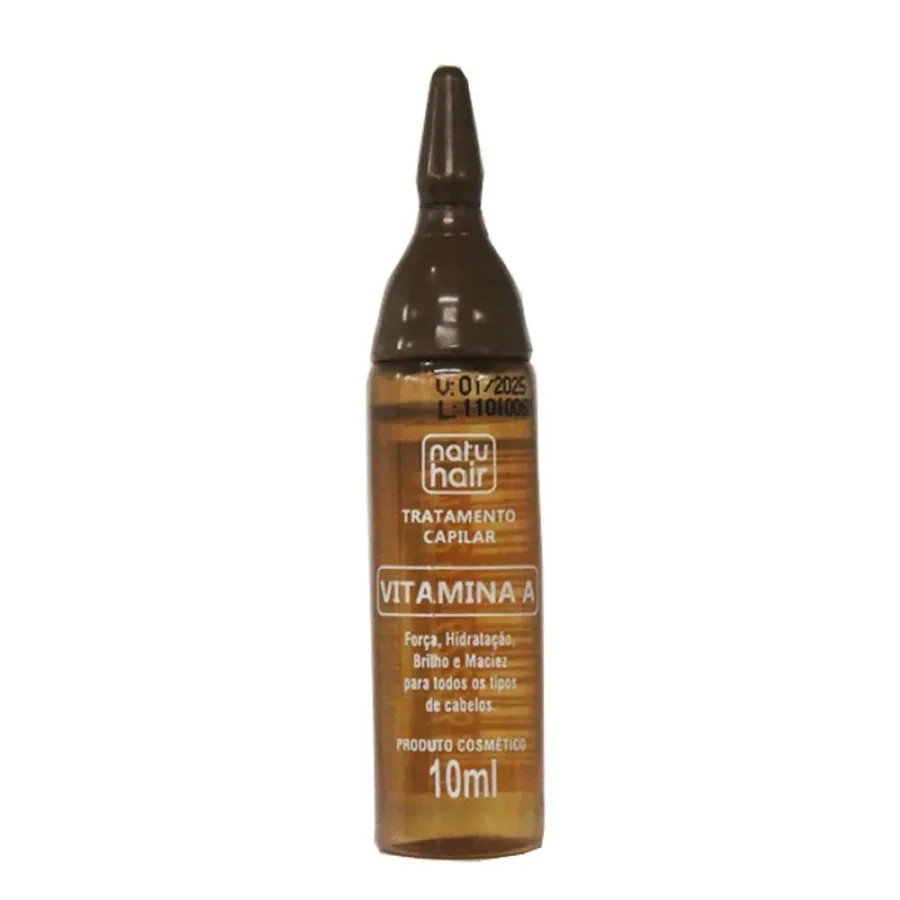 NATUHAIR AMPOLA 10ML TRAT CAPILAR-VITAMINA A