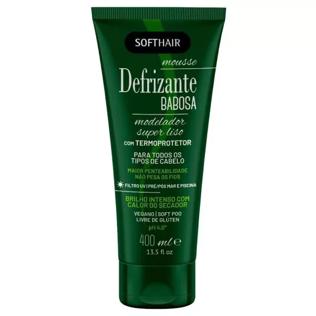 SOFTHAIR DEFRIZANTE 400ML BABOSA