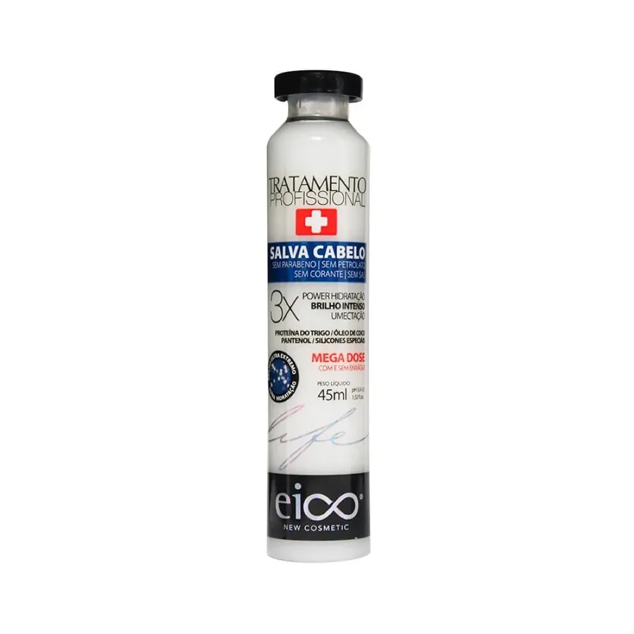 EICO AMPOLA 45ML MEGA DOSE SALVA CABELO