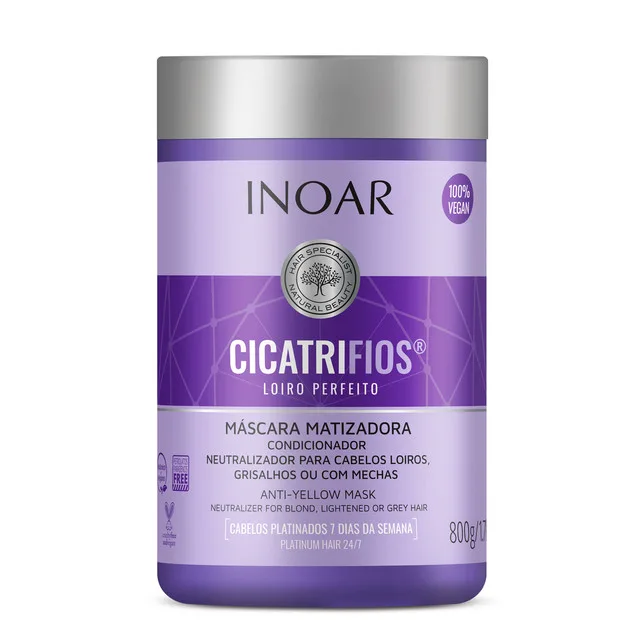 INOAR MASC 800G MATIZADORA CICATRIFIOS LOIRO PERFT