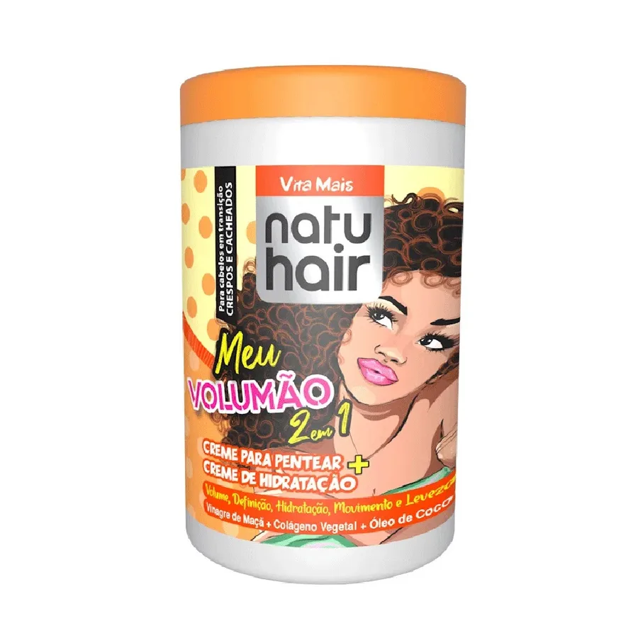 NATUHAIR CR 1KG PENTEAR MEU VOLUMAO 2X1