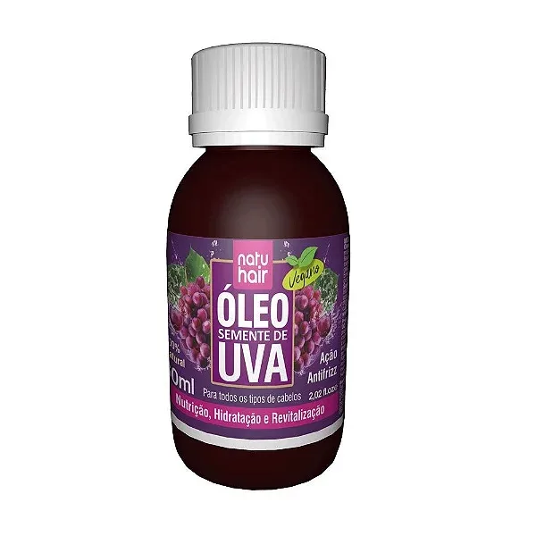 NATUHAIR OLEO 60ML DE SEMENTE DE UVA