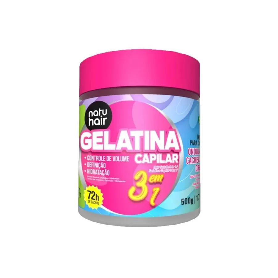 NATUHAIR GELATINA 500G SOS 3 EM 1 CRSEP