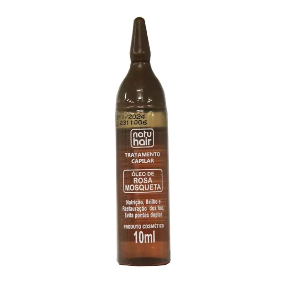 NATUHAIR AMPOLA 10ML TRAT CAPILAR ROSA MOSQUETA
