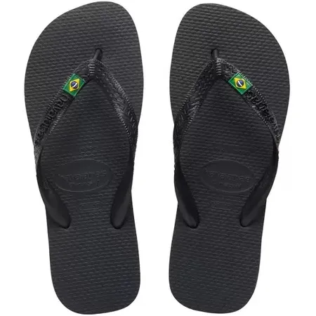HAVAIANAS BRASIL 37/38 PRETO