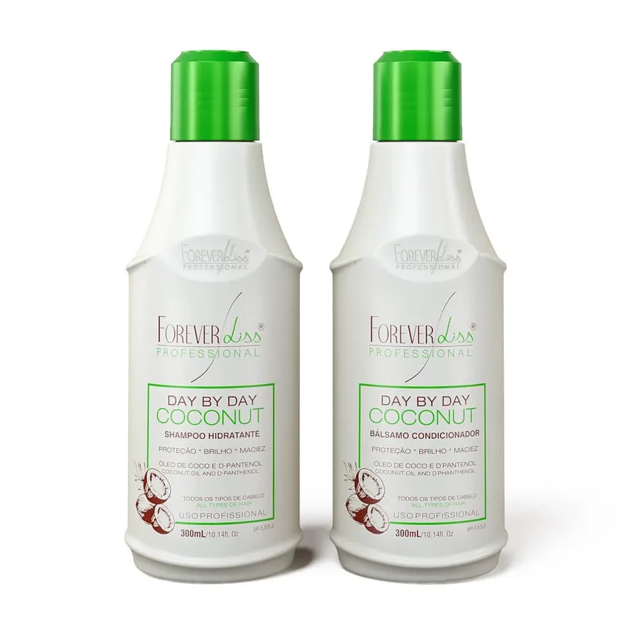 FOREVER LISS KIT 300ML DAYBYDAY COCONUT SH+COND