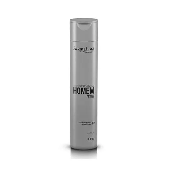 ACQUAFLORA SH 300ML HOMEM CABELOS OLEOSOS