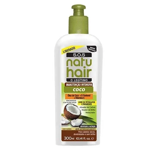NATUHAIR CR 300ML SOS MANUTENCAO INTENSIVA COCO