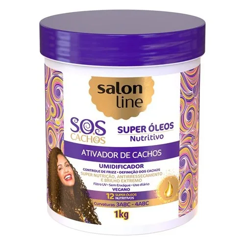 S.LINE ATIVADOR 1KG SOS CACHOS NUTRITIVO