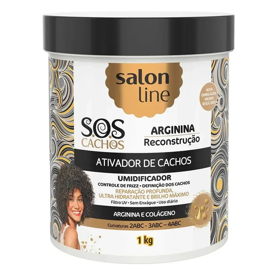 S.LINE ATIVADOR 1KG SOS CACHOS REC ARGININA