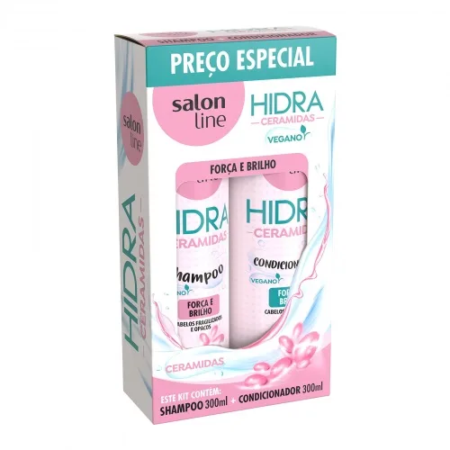 S.LINE KIT HIDRA SH+COND 300ML CERAMIDAS