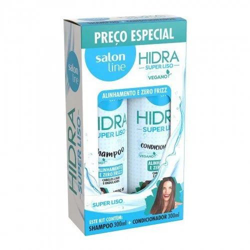 S.LINE KIT HIDRA SH+COND 300ML SUPER LISO