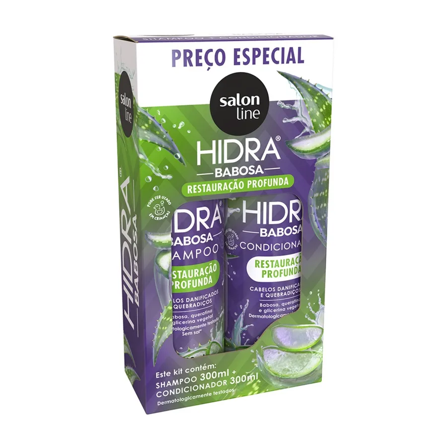S.LINE KIT SH+COND 300ML HIDRA BABOSA