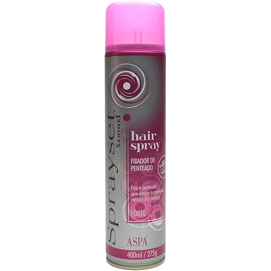 ASPA SPRAYSET FIXADOR DE PENTEADO FORTE 400ML